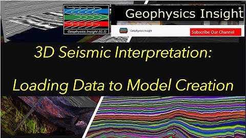 3D Seismic Interpretation | Data Loading | Visualization | Horizon | Attributes