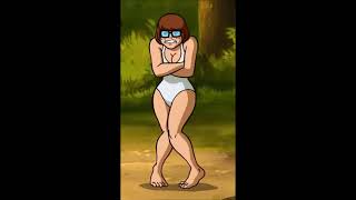 Velma Shivering In Her Swimsuit