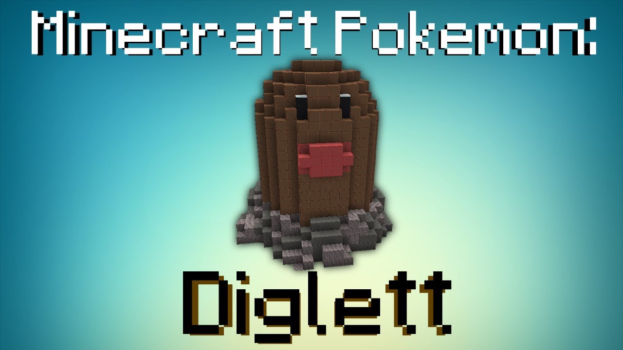 Minecraft Pokemon: Diglett - YouTube