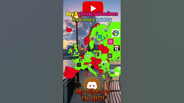 Day 6 getting subscribers from every country #europe #mapping #geography #map #mapping #history