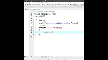 C++ for Beginners: Creating a Table of Values Using For Loop