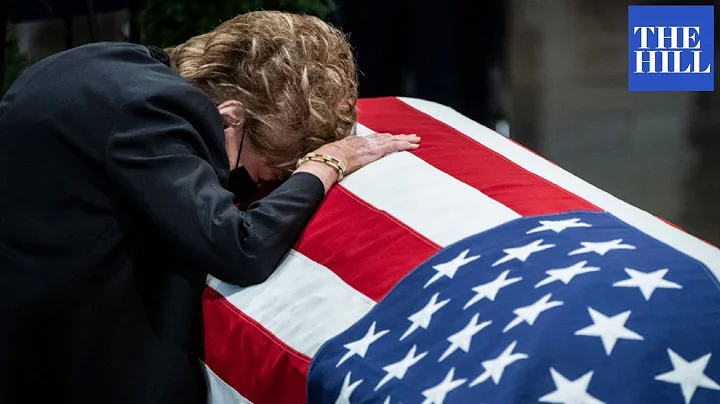 Elizabeth Dole Touches Casket Of Late Husband Bob ...