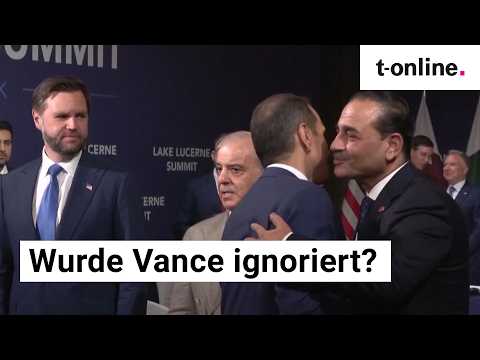 Bürgenstock: Kein Handschlag für Vance?