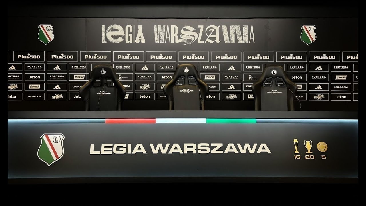 Konferencja prasowa po meczu Legia Warszawa - Cracovia