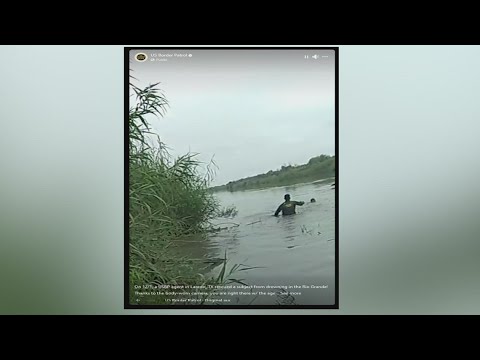 Daring rescue by US Border Patrol caught on camera - YouTube