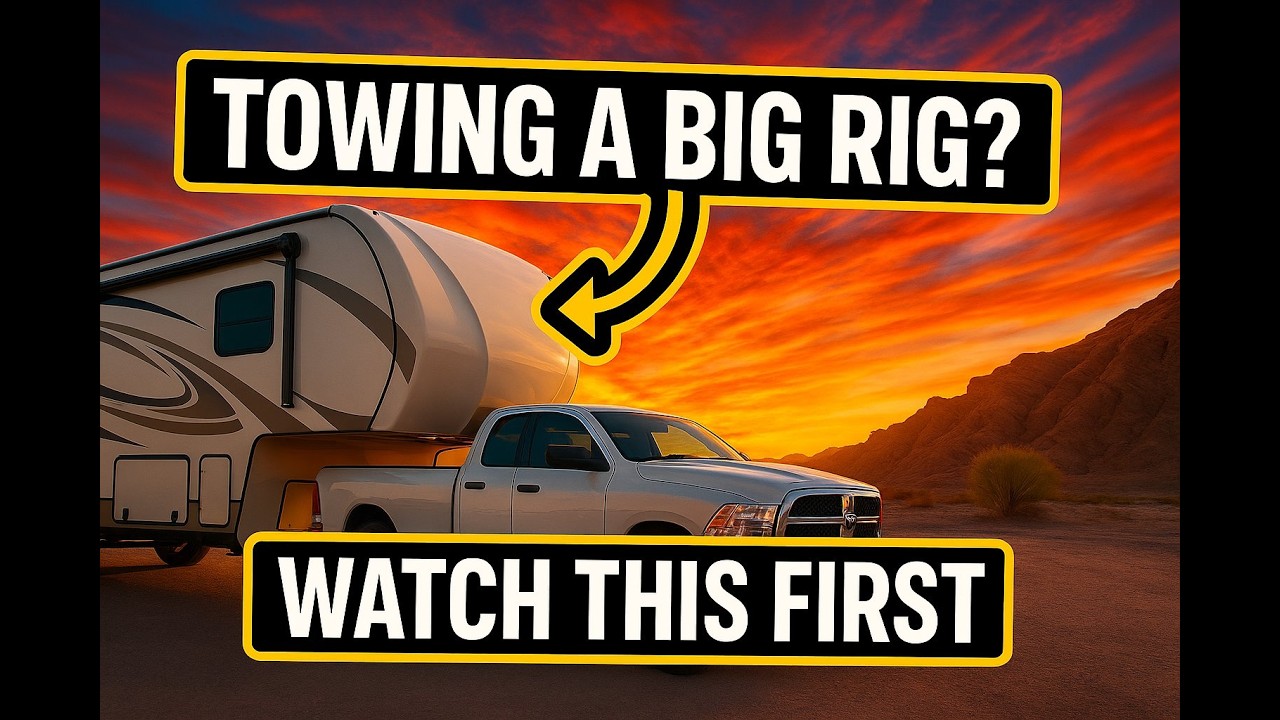 Fifth Wheel Toy Hauler Towing Tips (RV Towing Tips) YouTube