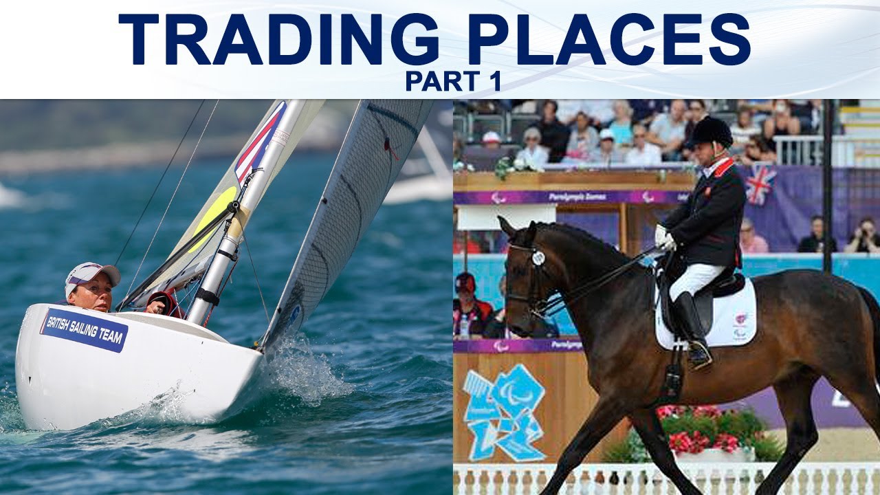 Ten Times Paralympic Gold Medallist Lee Pearson CBE tries his hand at sailing with Helena Lucas MBE