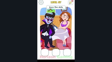 Displace Story - Tricky Test LEVEL 57 Save the date - DOP Gameplay Walkthrough Android IOS