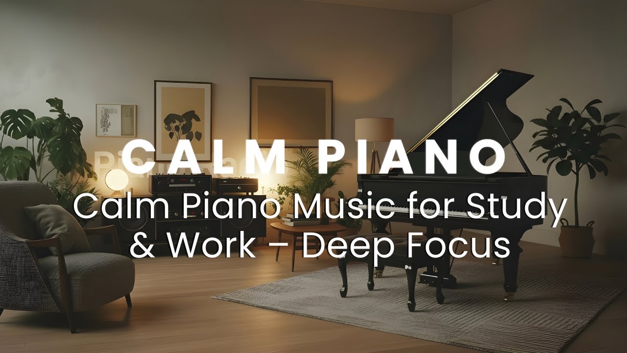 Calm Piano Music for Study & Work – Deep Focus