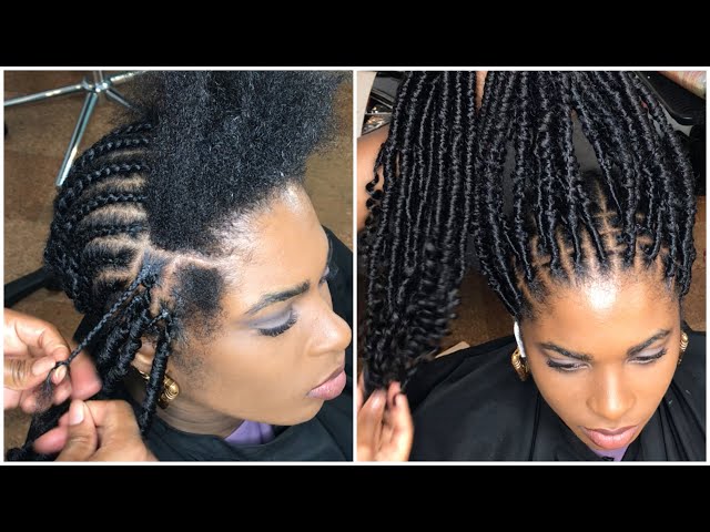 Less than 2hrs, Fast distressed Locs technique, Long faux locs for  beginners