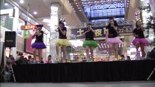 20130706 愛の葉ガールズ「恋の魔法」in 土曜夜市