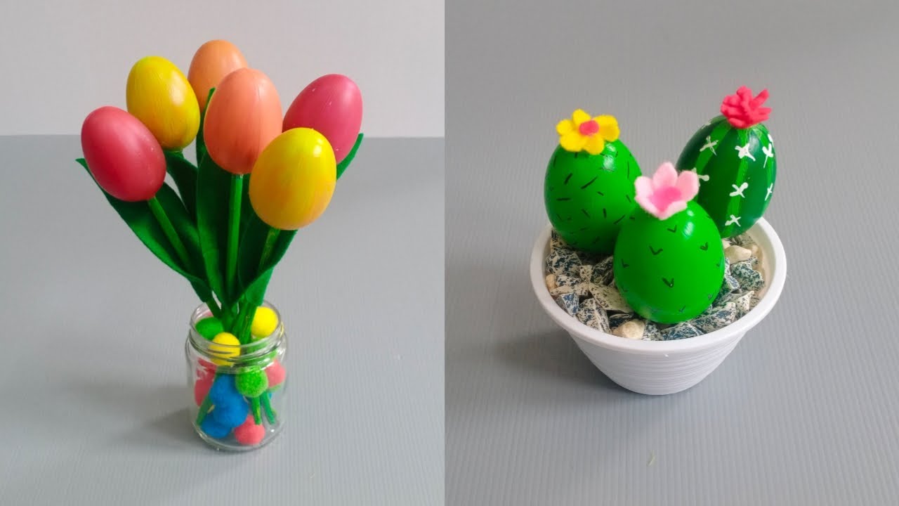Easy Decorate Plastic Egg Ideas Decorate Easter Egg Look Like Cactus