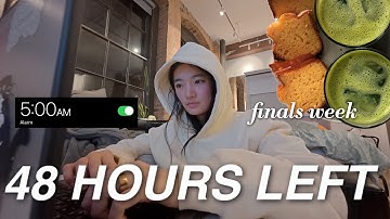 48 HOUR EXAM VLOG | another 48 hours before my final exam (realistic finals week study vlog)
