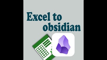 excel table to obsidian