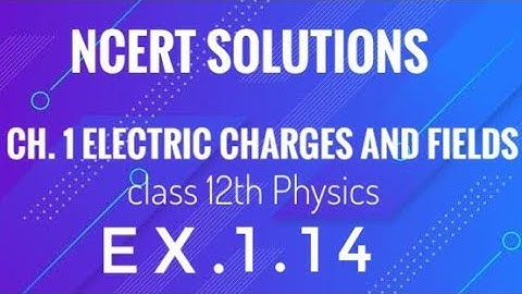 Class 12th Physics l NCERT Solutions l Ex 1.14 l chapter 1 Electric Charges and Fields
