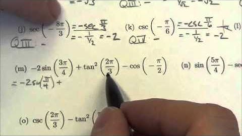 Math 30-1 Trig I Review #9m