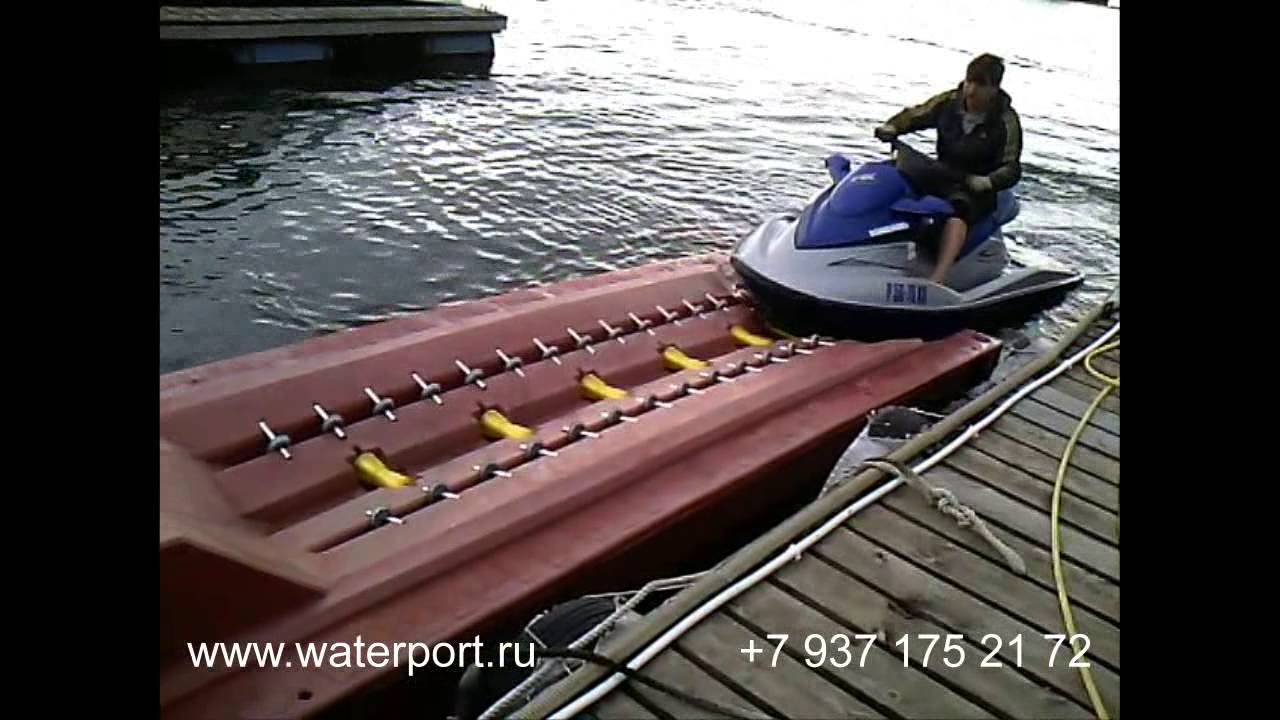 Понтон с мотором