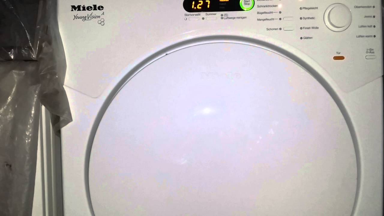 Miele T7734 Young Vision A Ablufttrockner - YouTube
