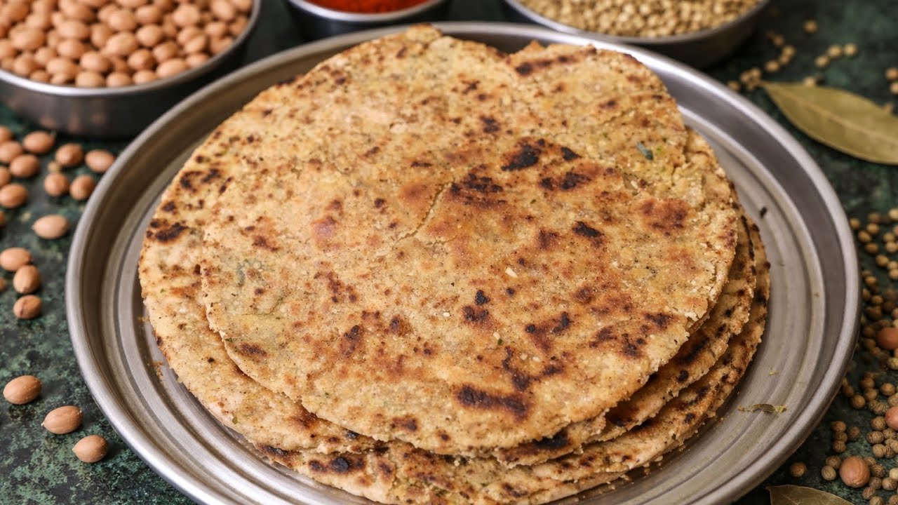 Healthy और Protein से भरपूर मूंगफली दाने का पराठा