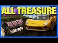 Forza Horizon 4 Fortune Island : ALL RIDDLES, TREASURE CHEST LOCATIONS + PRIZES!!