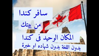 هاجر كندا فرصه ذهبية  ?بدون امتحان لغة ولا رصيد بنكي?تجربة صديقي هاجر لكندا في 5 أشهر فقط