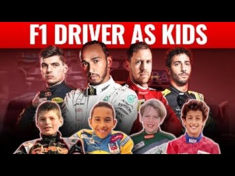 All F1 Drivers As Young Kids - YouTube