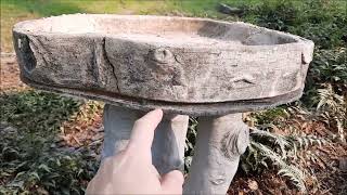 FixIt-017 - Repair of Concrete Bird Bath
