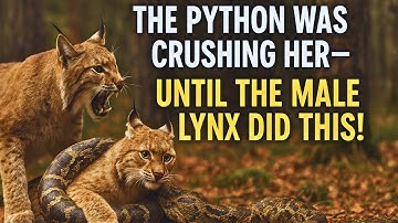 The Python Was Crushing Her—Until the Male Lynx Did THIS!