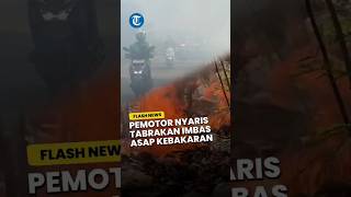 Download Lagu Tumpukan Sampah Terbakar di Marunda, Asap Tebal Tutupi Jalan, Pemotor Nyaris Tabrakan MP3