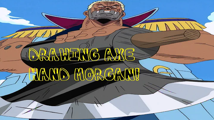 Drawing Axe Hand Morgan (One Piece) For The First Time! (Timelapse)