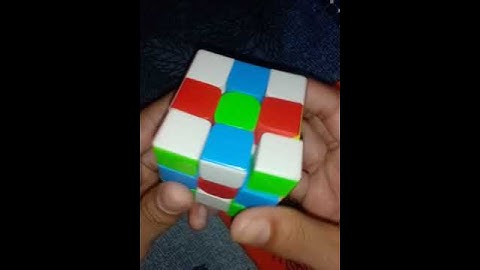 How to make flower pattern on Rubik