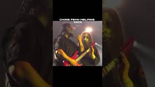 Chris Fehn helping Mick Thomson  #shorts #slipknot