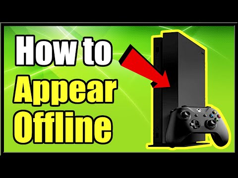 How to APPEAR OFFLINE on XBOX ONE & Be invisible to Friends (Fast Method!)
