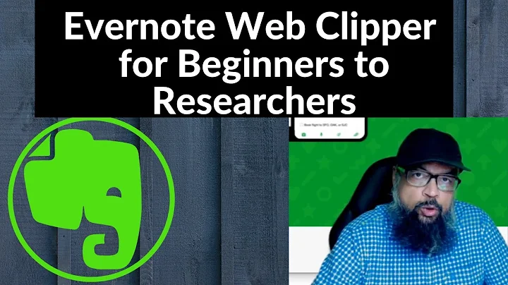 Evernote Web Clipper Tutorial for Beginners to Researchers [Best Productivity App]