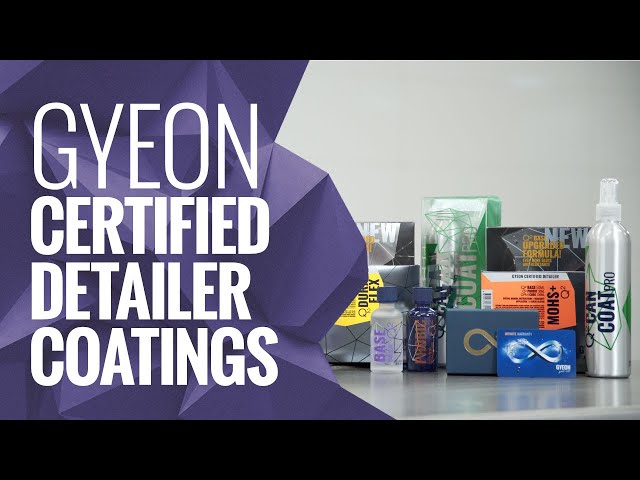 GYEON Certified Detailer Coatings 