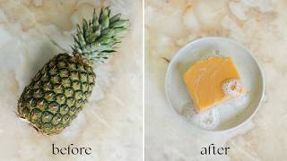 Watch Me Turn A Fresh Pineapple Into The Perfect Summer Soap