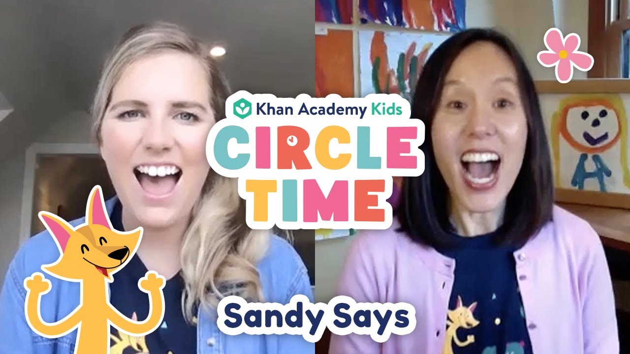 Play The Simon Says Game with Sandy And Friends | Circle Time with Khan Academy Kids