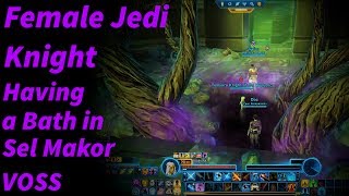 Swtor Having A Bath In Sel Makor - Female Jedi Knight