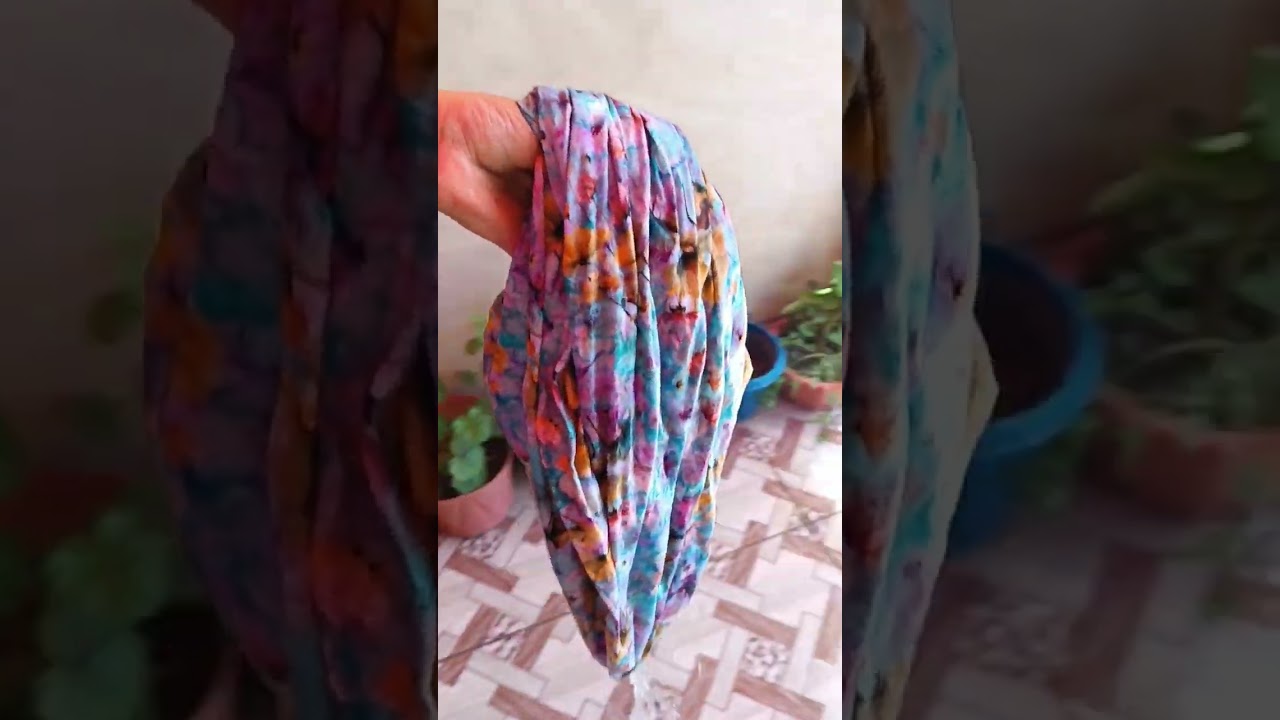 الطريقة تصبين التواب قبل الخياطة (باش ميشربش توب )