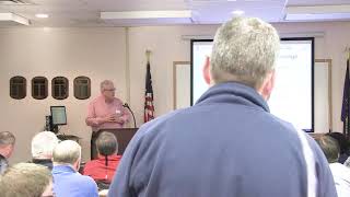 Jim Brewster, NWS, presents at Pennsylvania Ice Jam Training (2018)