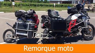 Remorque pour moto aventure en modification #6