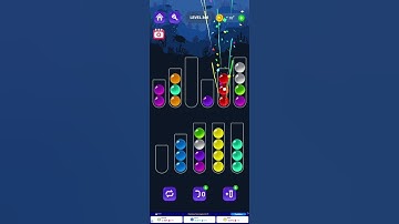 Ball Sort Master Level 346 #ballsortmaster #ballsortmastersolution #puzzlegame #gaming #games