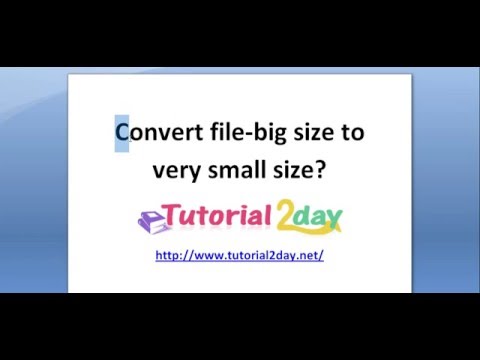 how to convert file sizes