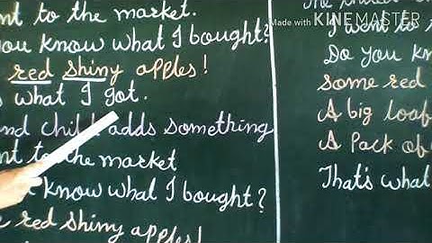 Std. III English Poem 4. A String Song. Maharashtra State Board English Medium.