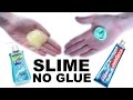 HOW TO MAKE SLIME WITHOUT GLUE! TOOTHPASTE AND HAND SOAP! WITHOUT CONTACT SOLUTION,BORAX,DETERGENT