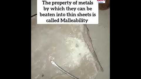 Malleability // Activity 4.1 Class 8 Science #shorts #anjus_science