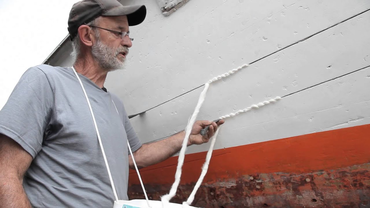 Wooden Boat Building - How To Caulk Wood Planking With Louis Sauzedde