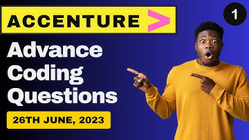 26 Jun Advance Coding : Accenture Assessment test 2023 | Accenture coding questions & answers python
