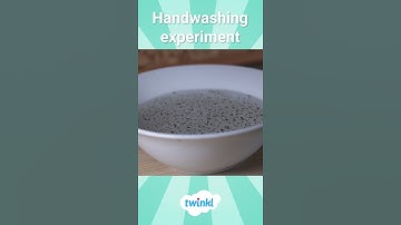 Handwashing Science Experiment for Children (soap really does work!) | Twinkl #Shorts