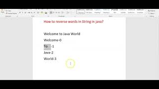 How to reverse words in String in java